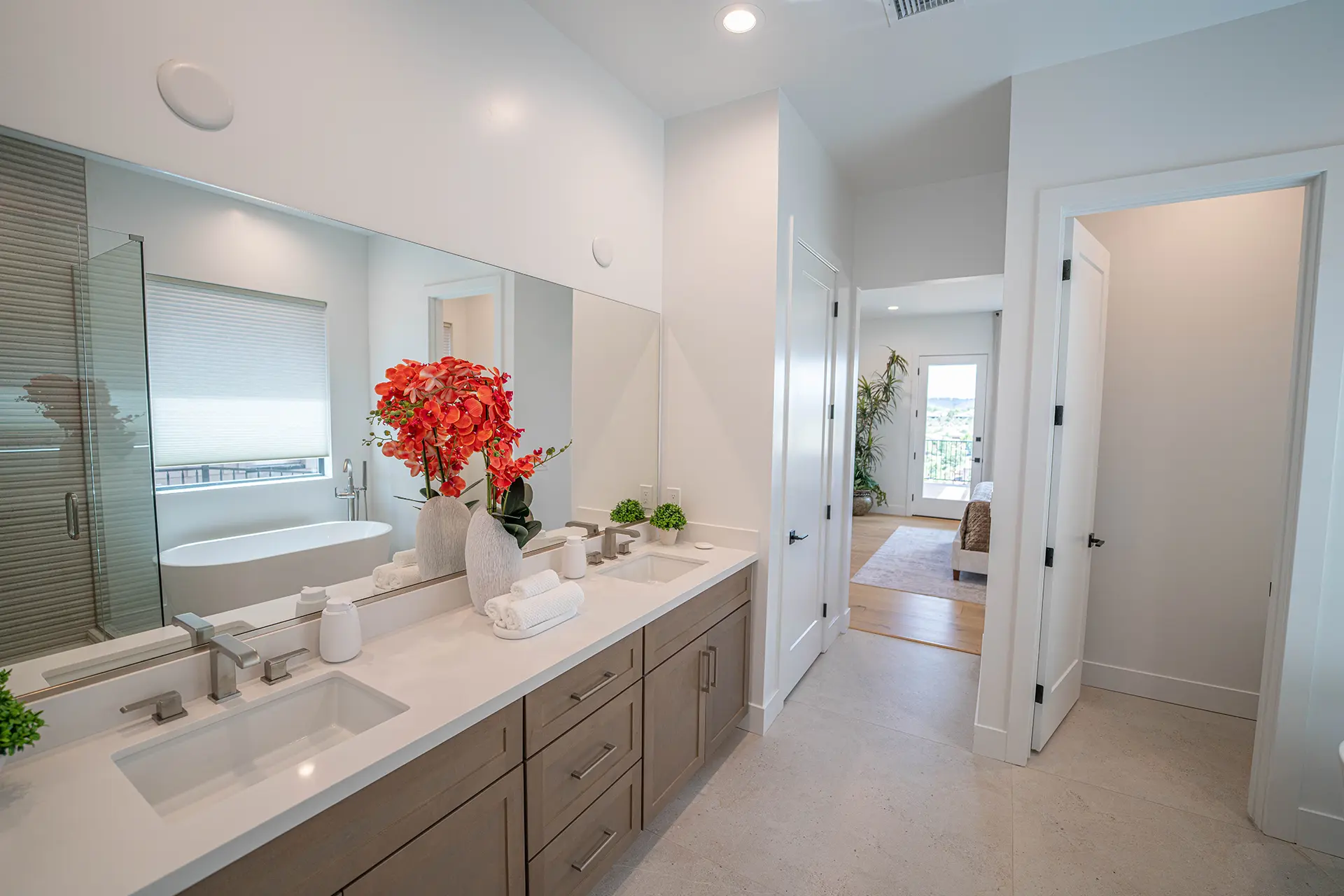 Bathroom Hallway of Home in Prescott AZ at Solstice Ridge II