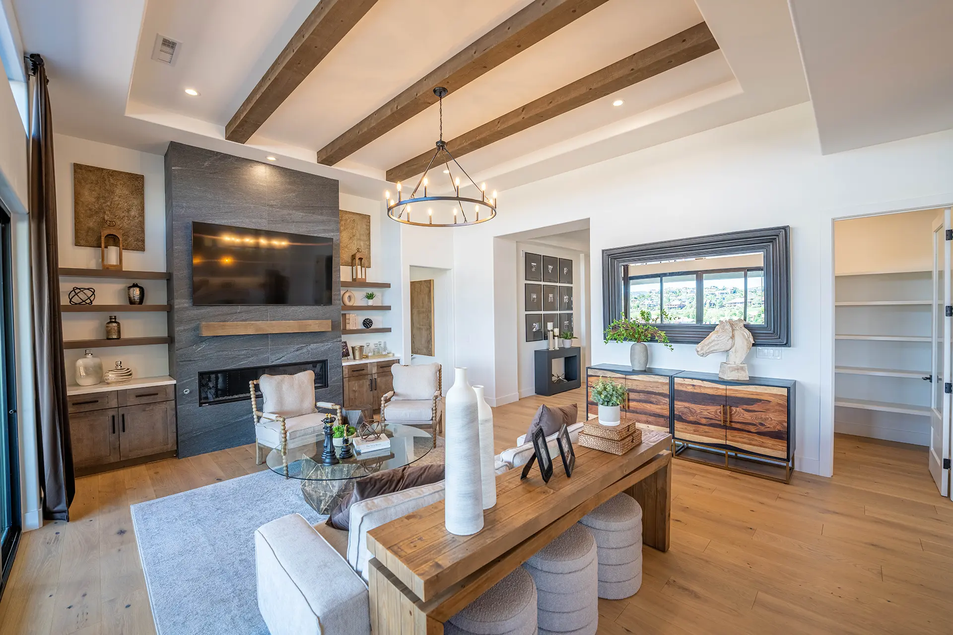 Beautiful Living Area of Home in Prescott AZ at Solstice Ridge II