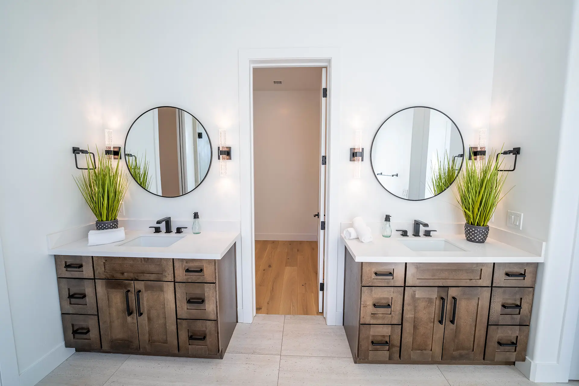 Entrance of Bathroom of Home in Prescott AZ at Solstice Ridge II