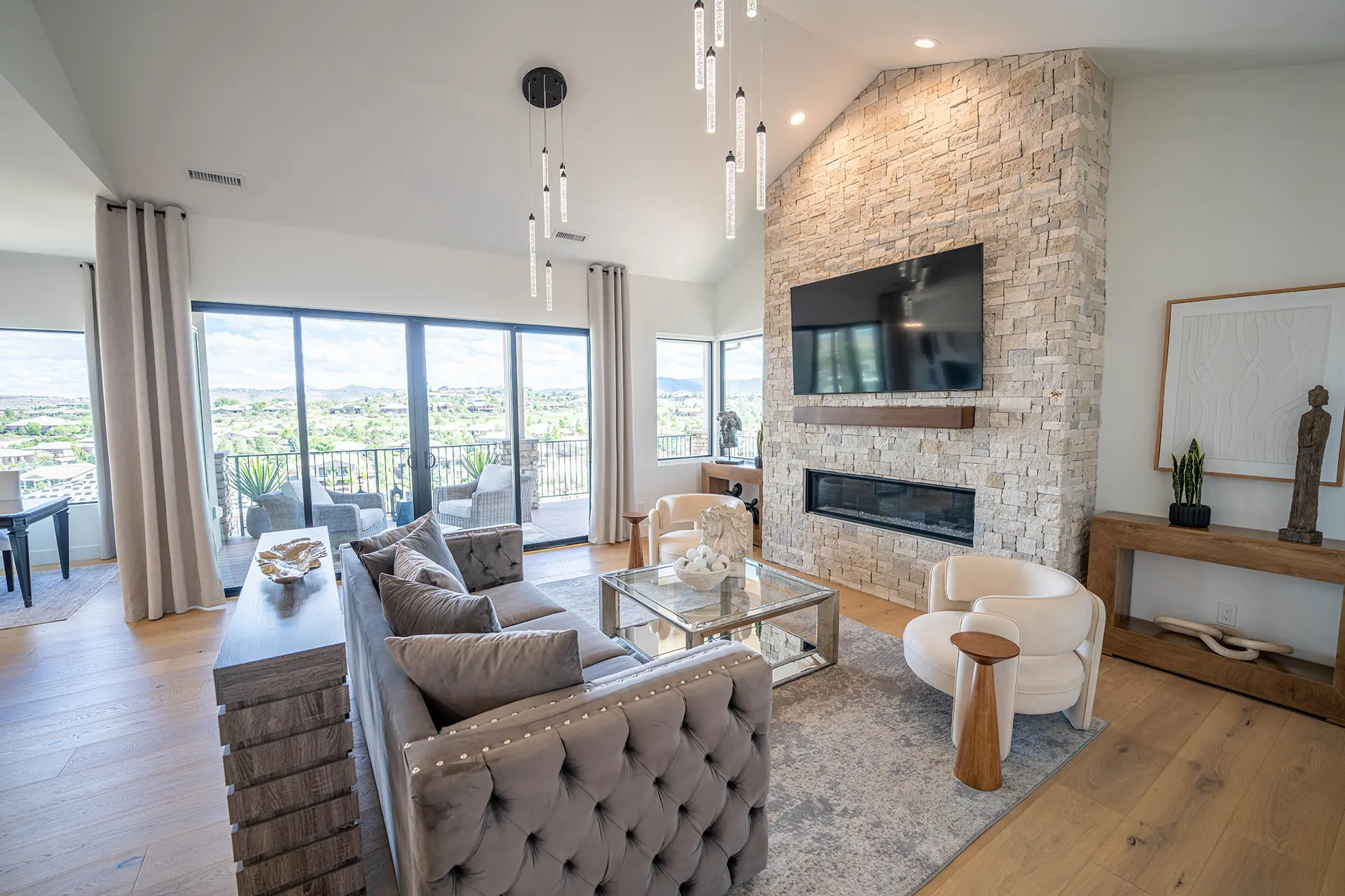 Living Room of Home in Prescott AZ at Solstice Ridge II