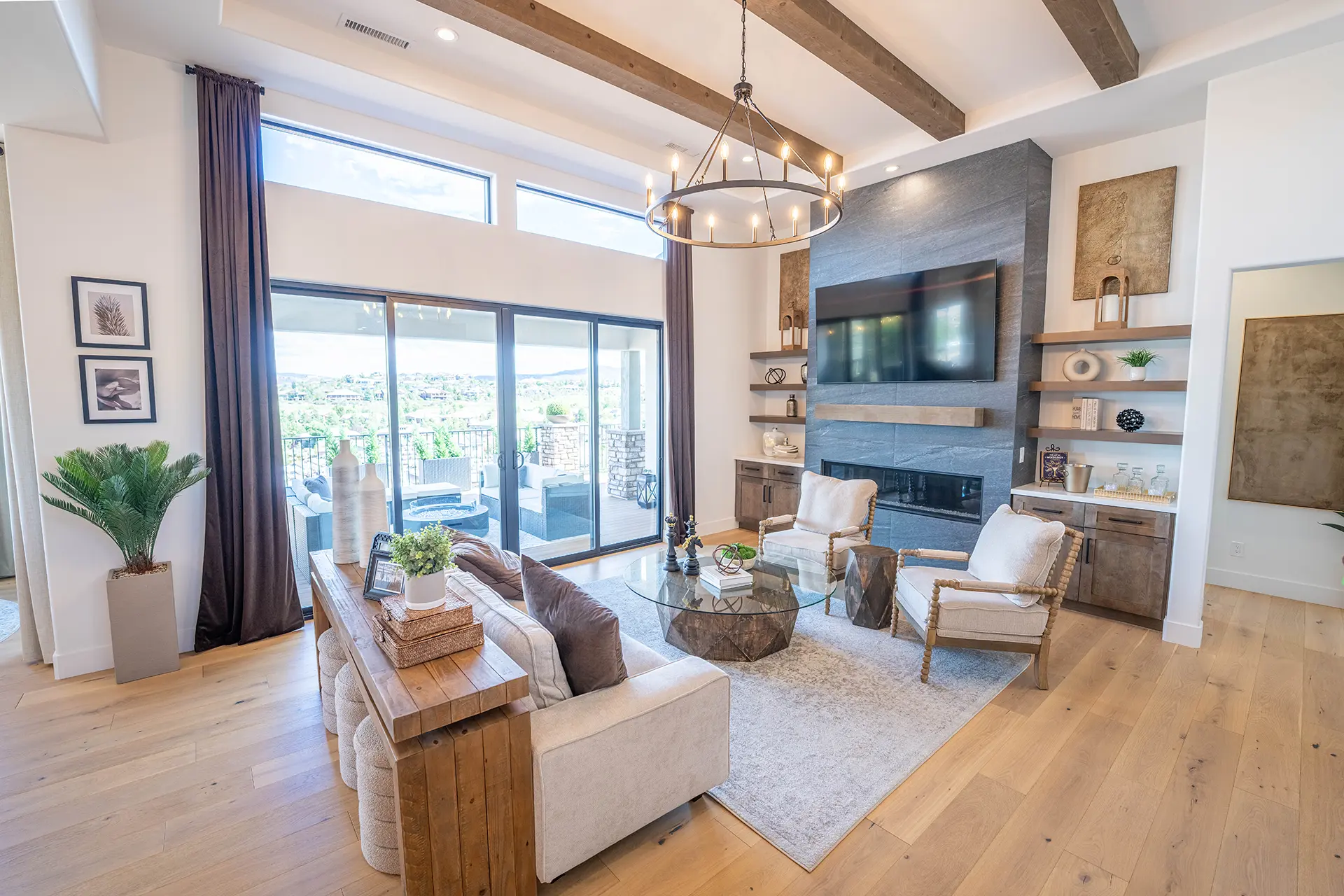 Living Area of Home in Prescott AZ at Solstice Ridge II
