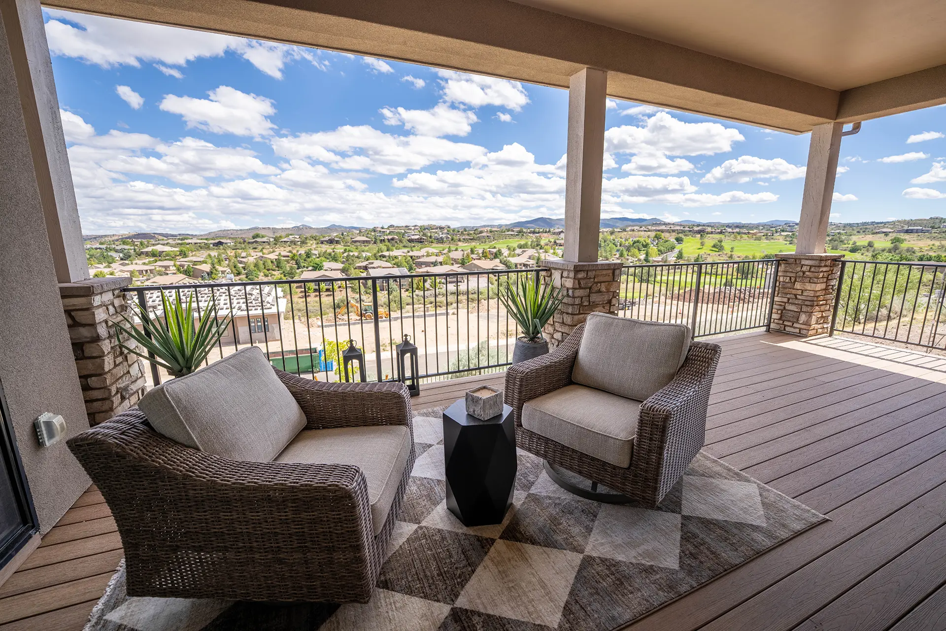 Terrace of Home in Prescott AZ at Solstice Ridge II