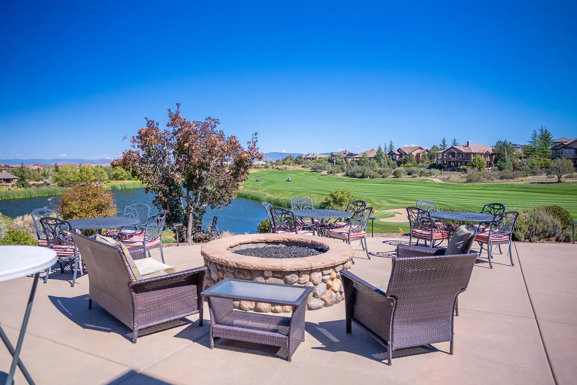 Beautiful Terrace View at Solstice Ridge in Prescott Arizona