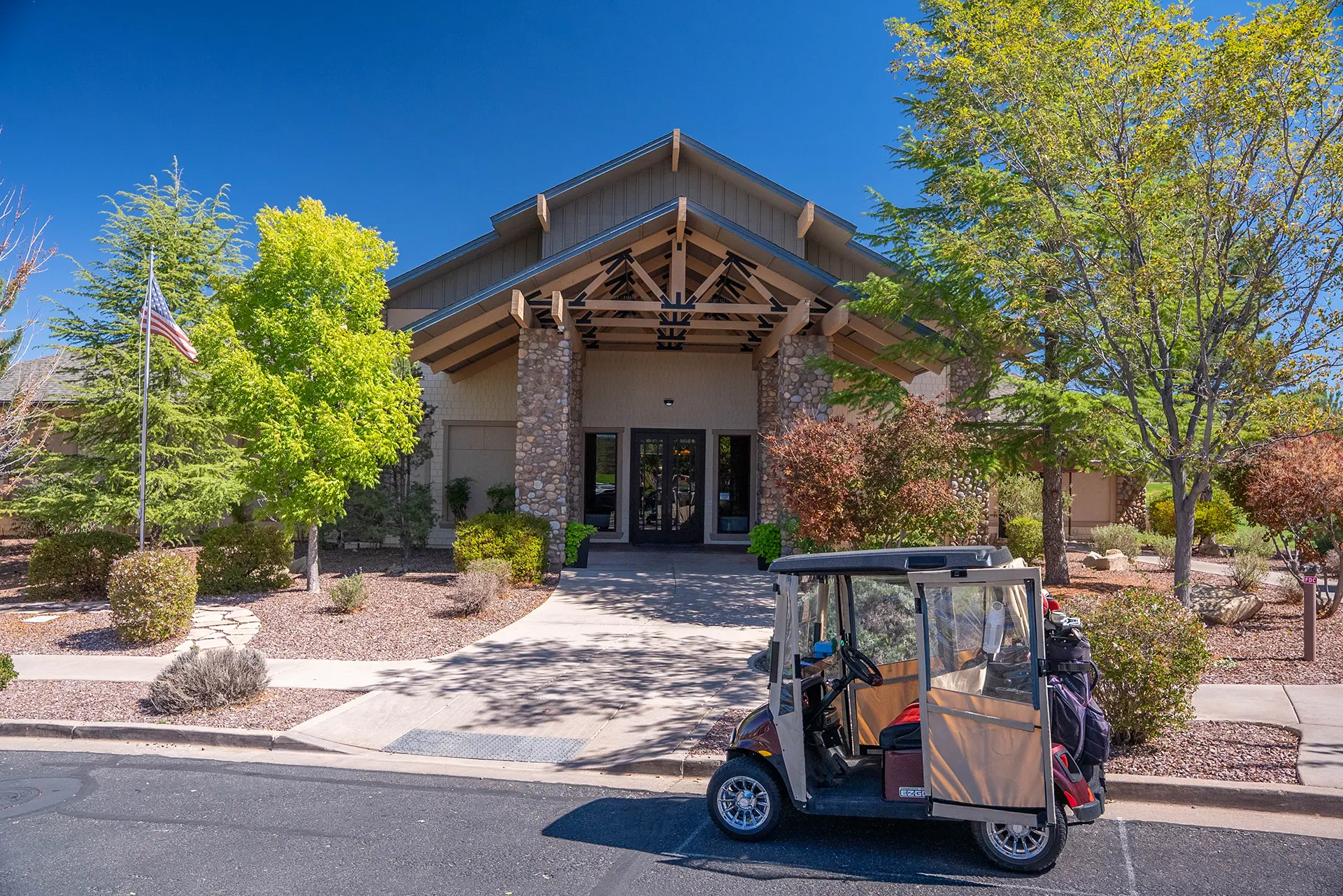 Main Entrance at Solstice Ridge in Prescott Arizona